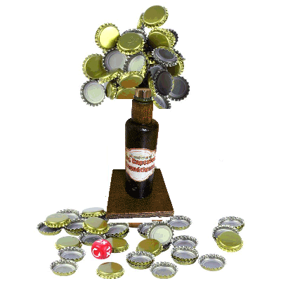 Bouteille en bois!